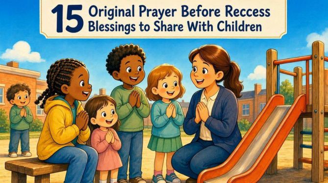 15 Original Prayer Before Recess Blessings to Share With Children
