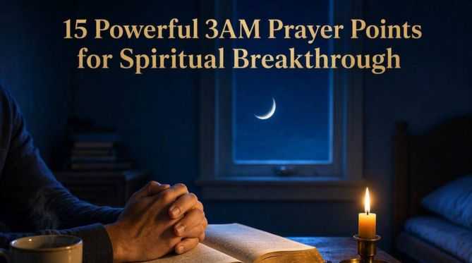 15 Powerful 3AM Prayer Points for Spiritual Breakthrough