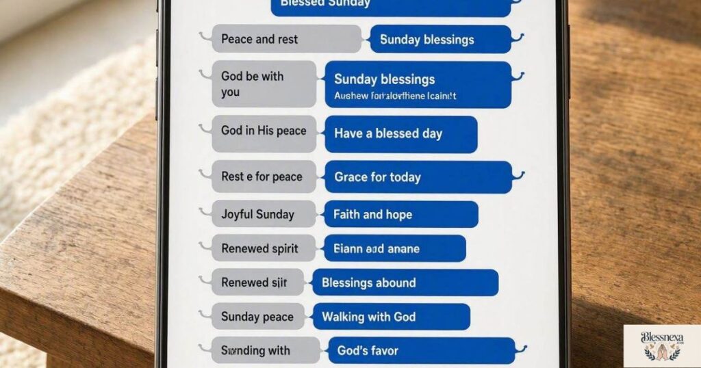 15 Short Sunday Blessings for Text Messages
