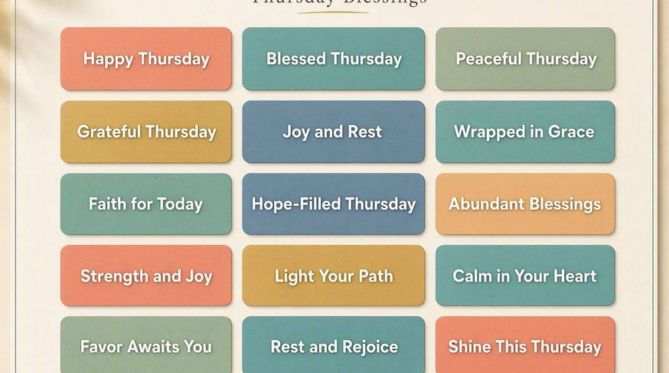 15 Short Thursday Blessings for Quick Messages
