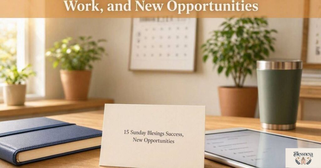 15 Sunday Blessings for Success, Work, and New Opportunities
