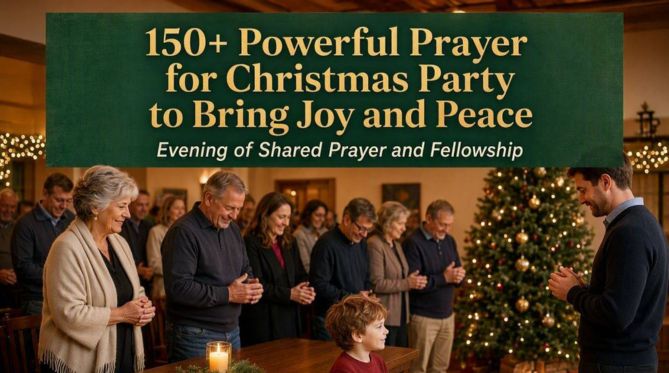 150+ Powerful Prayer for Christmas Party to Bring Joy and Peace