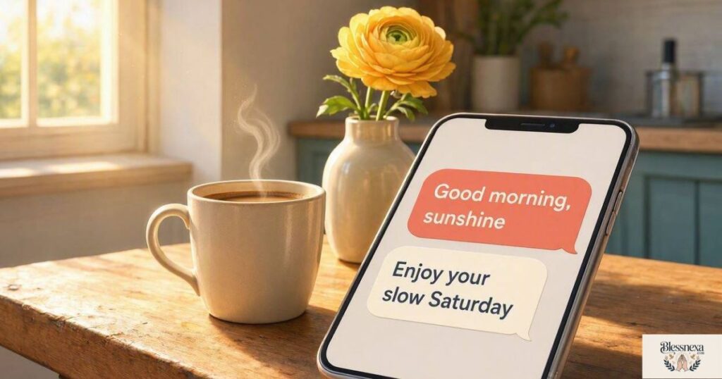 2. Heartwarming Saturday Morning Messages
