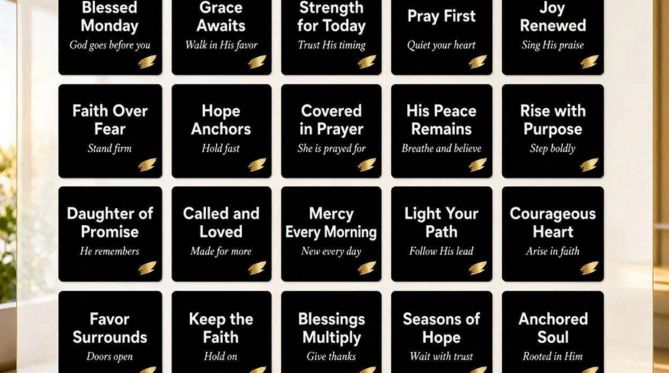 20 Inspirational Monday Blessings Black Messages for Women of Faith