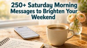 250+ Saturday Morning Messages to Brighten Your Weekend