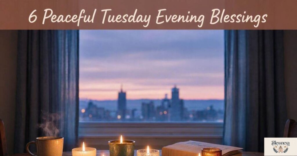 6 Peaceful Tuesday Evening Blessings
