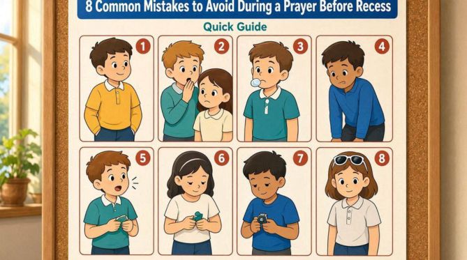 8 Common Mistakes to Avoid During a Prayer Before Recess
