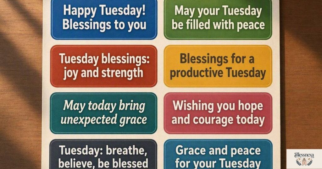 8 Short Tuesday Blessings for Text Messages and Social Media
