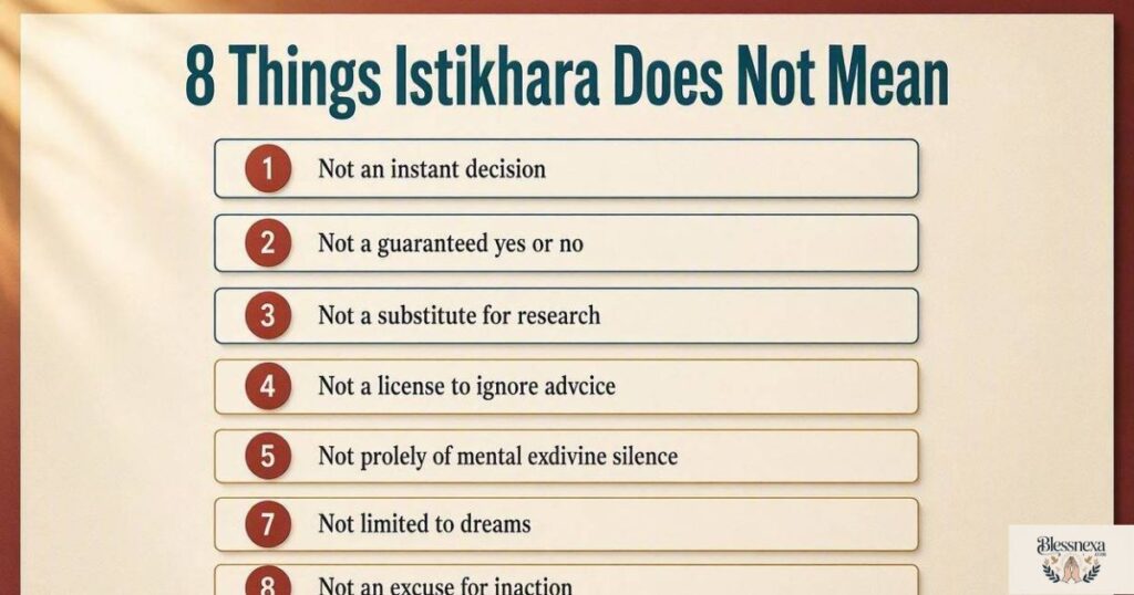 8 Things Istikhara Does Not Mean
