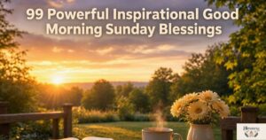 99 Powerful Inspirational Good Morning Sunday Blessings