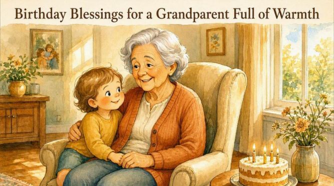 Birthday Blessings for a Grandparent Full of Warmth
