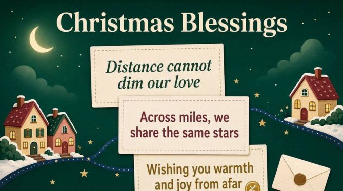 Christmas Blessings Quotes for Long-Distance Family and Friends