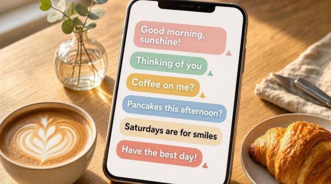 Cute Saturday Morning Messages to Make Someone Smile