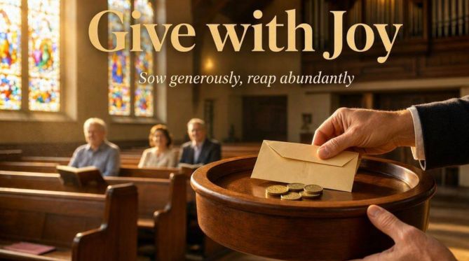 Encouraging Words For A Tithes And Offering Moment
