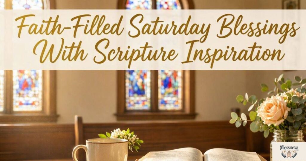 Faith-Filled Saturday Blessings With Scripture Inspiration
