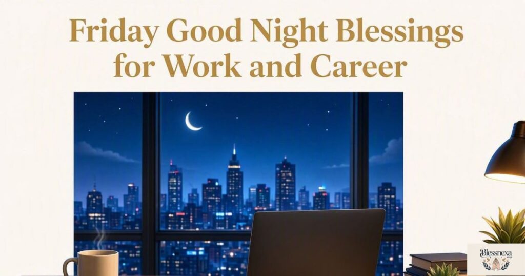 Friday Good Night Blessings for Work and Career
