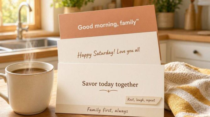 Heartwarming Saturday Morning Messages for Family