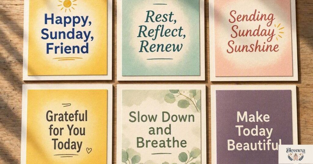 Inspirational Sunday Messages for Friends
