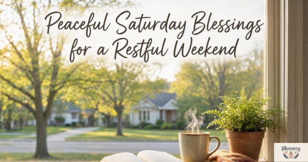 Peaceful Saturday Blessings for a Restful Weekend