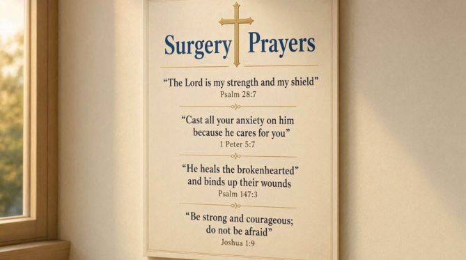 Powerful Bible-Inspired Surgery Prayer Quotes