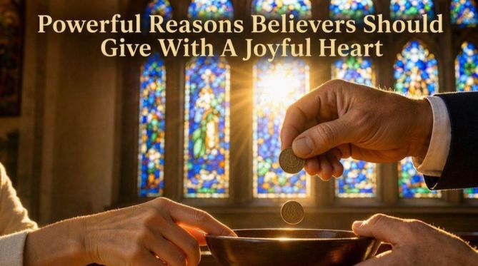 Powerful Reasons Believers Should Give With A Joyful Heart
