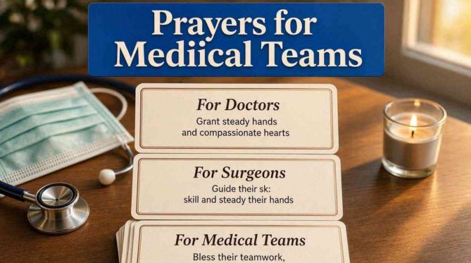 Prayer Messages for Doctors, Surgeons, and Medical Teams