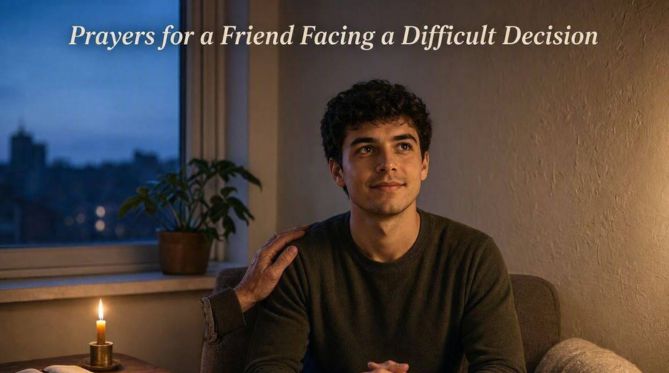 Prayers for a Friend Facing a Difficult Decision
