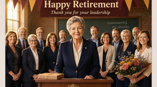 Retirement Wishes for a Respected Principal