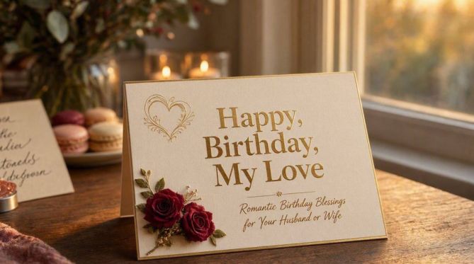 Romantic Birthday Blessings for Your Husband or Wife
