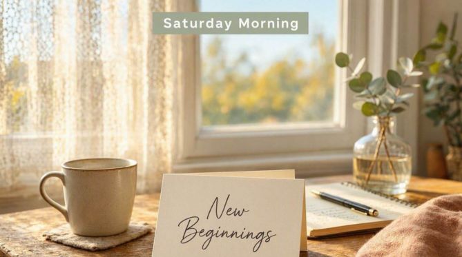 Saturday Morning Messages About New Beginnings