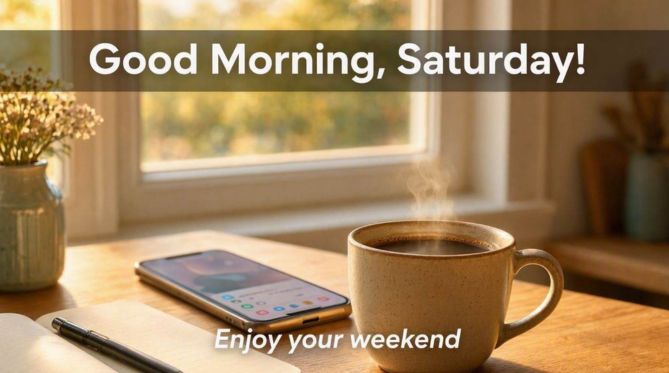 Saturday Morning Messages for WhatsApp Status