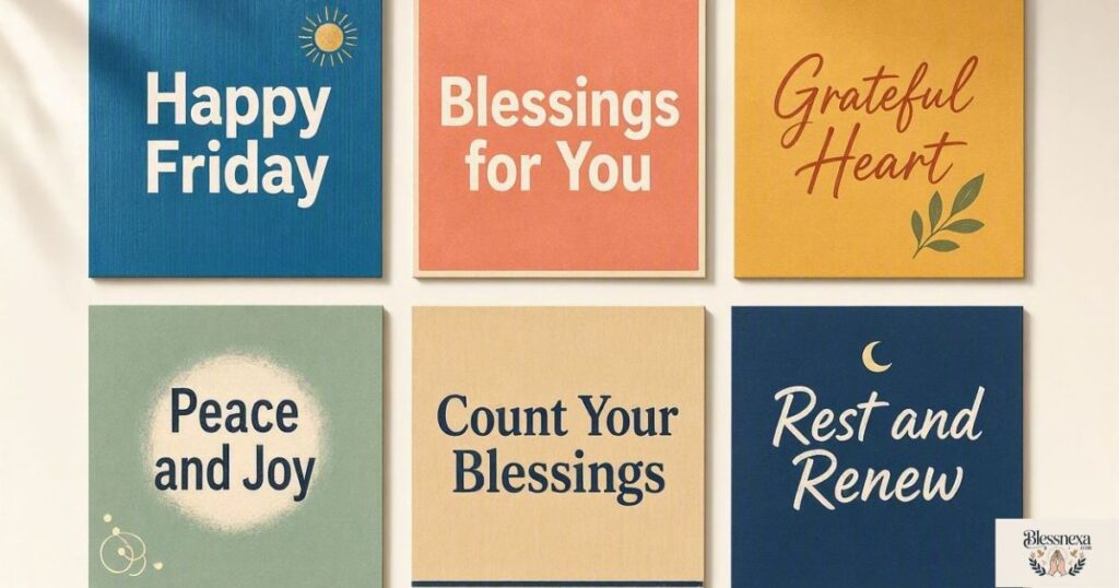 Shareable Friday Blessings for Social Media