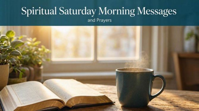 Spiritual Saturday Morning Messages and Prayers