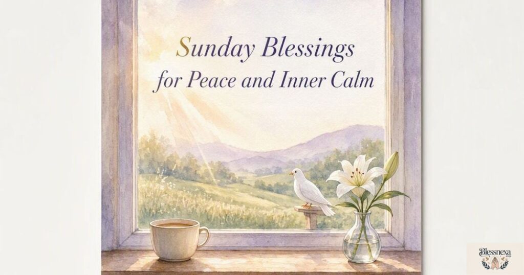 Sunday Blessings for Peace and Inner Calm
