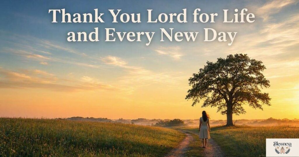 Thank You Lord for Life and Every New Day

