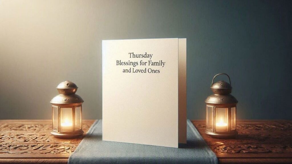 Thursday Blessings for Family and Loved Ones

