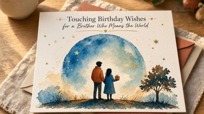 Touching Birthday Wishes for a Brother Who Means the World
