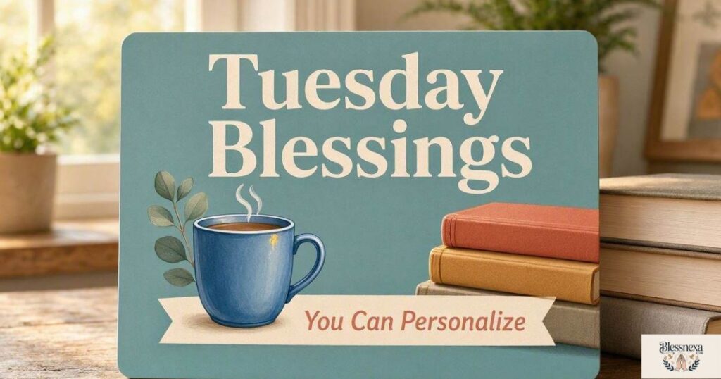 Tuesday Blessings You Can Personalize
