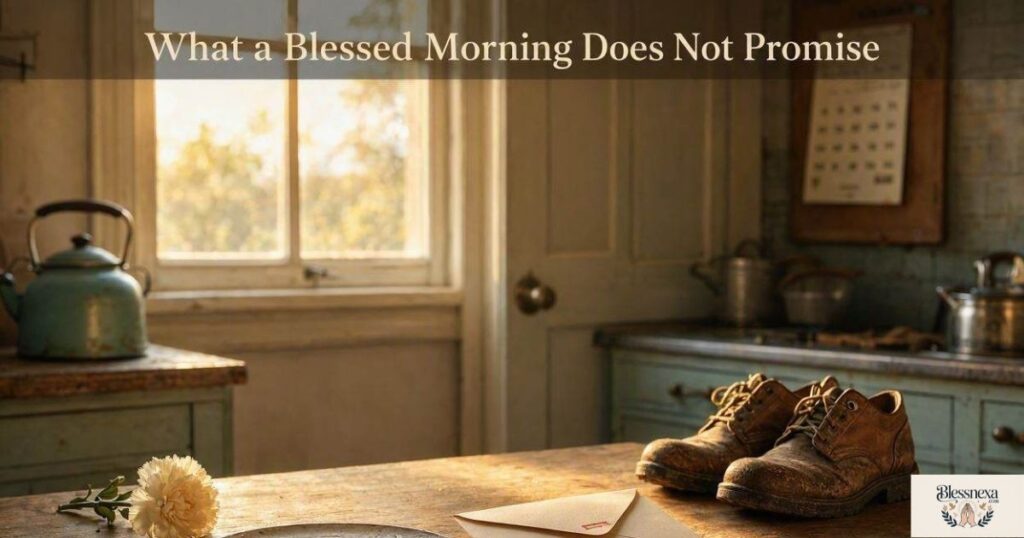 What a Blessed Morning Does Not Promise
