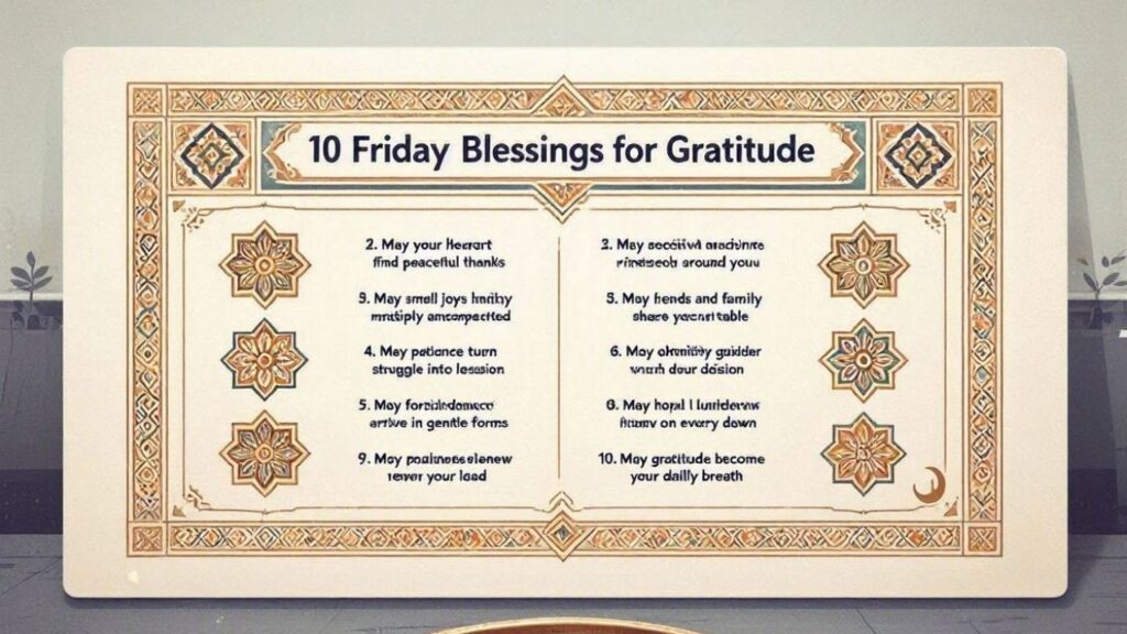 10 Friday Blessings for Gratitude
