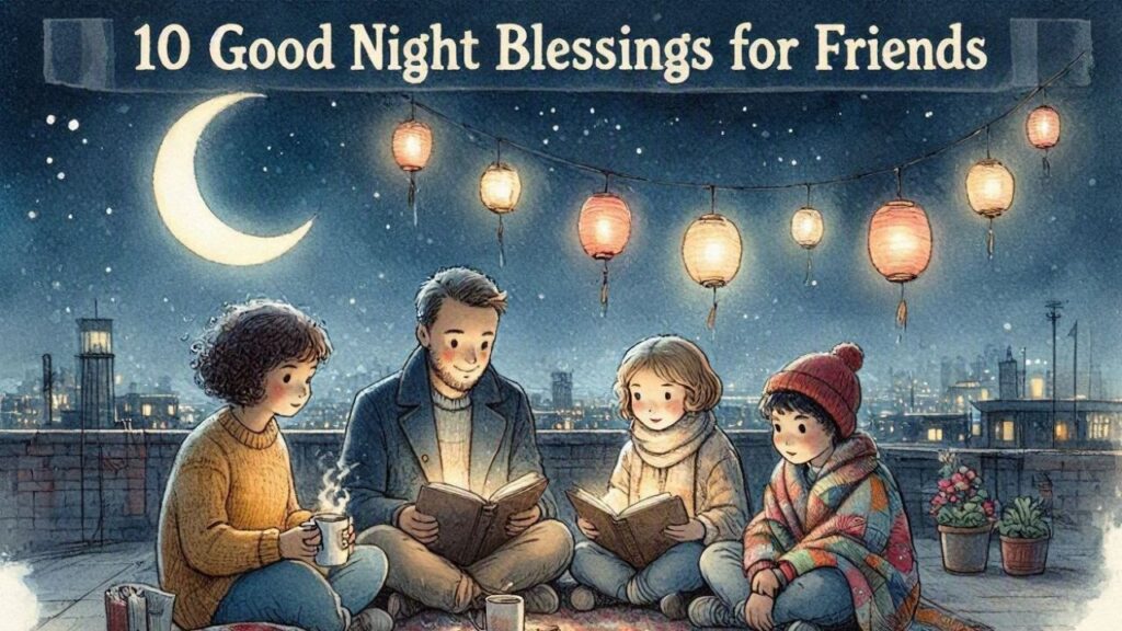 10 Good Night Blessings for Friends
