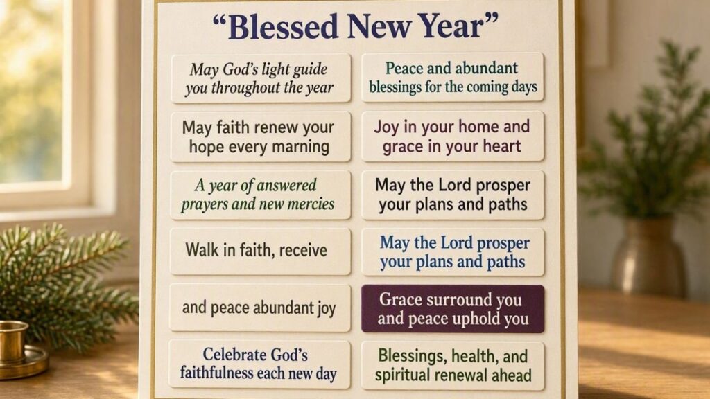10 Joyful Religious New Year Messages for Celebration