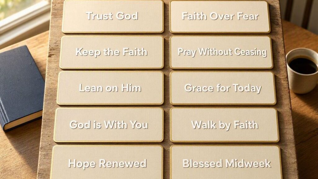 10 Spiritual Wednesday Messages About Faith
