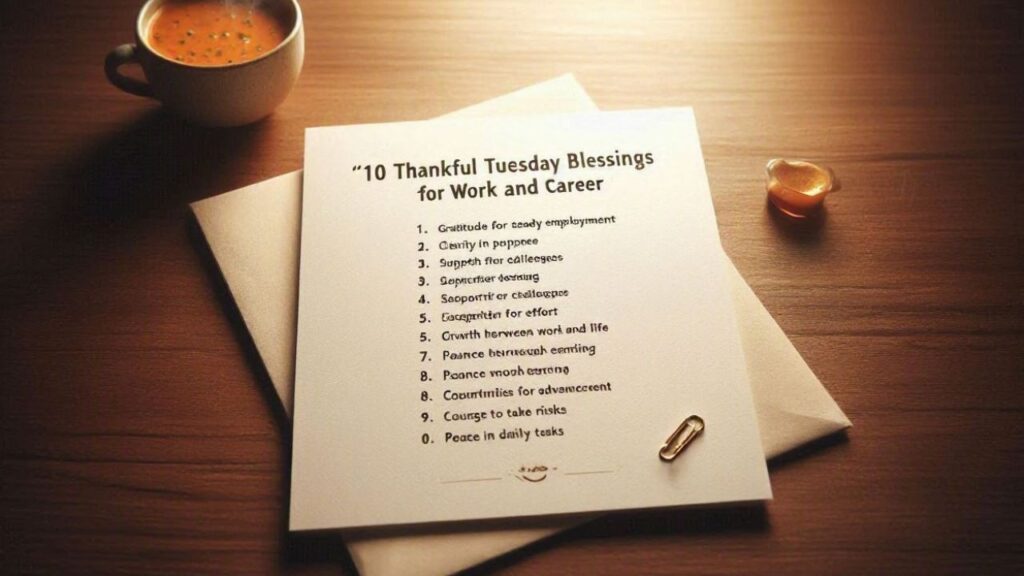 10 Thankful Tuesday Blessings for Work and Career