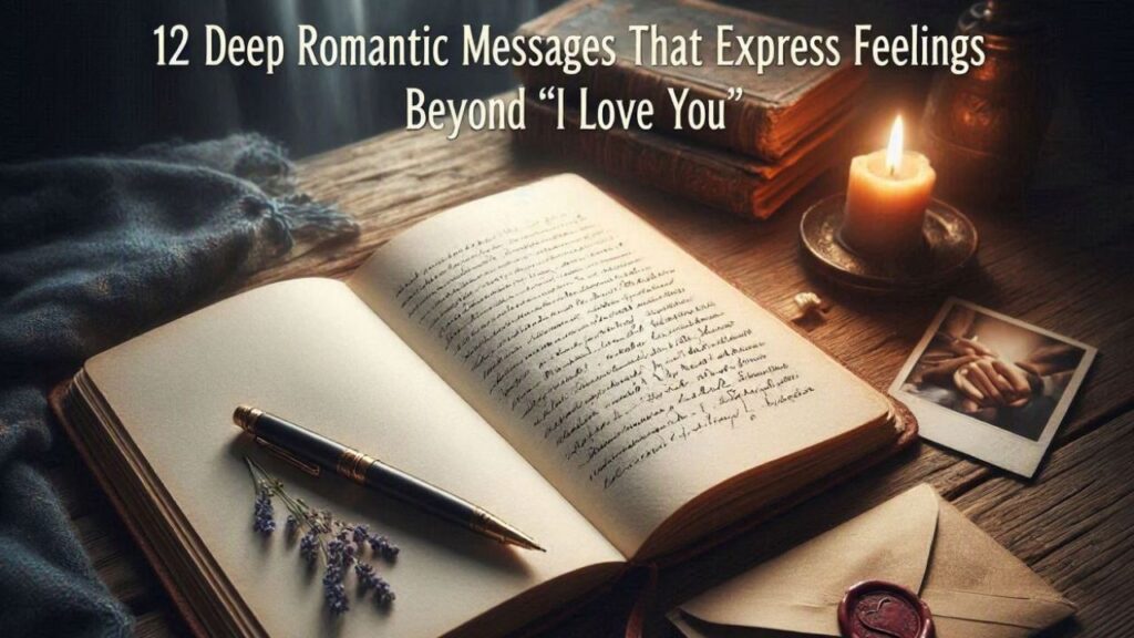 12 Deep Romantic Messages That Express Feelings Beyond “I Love You”
