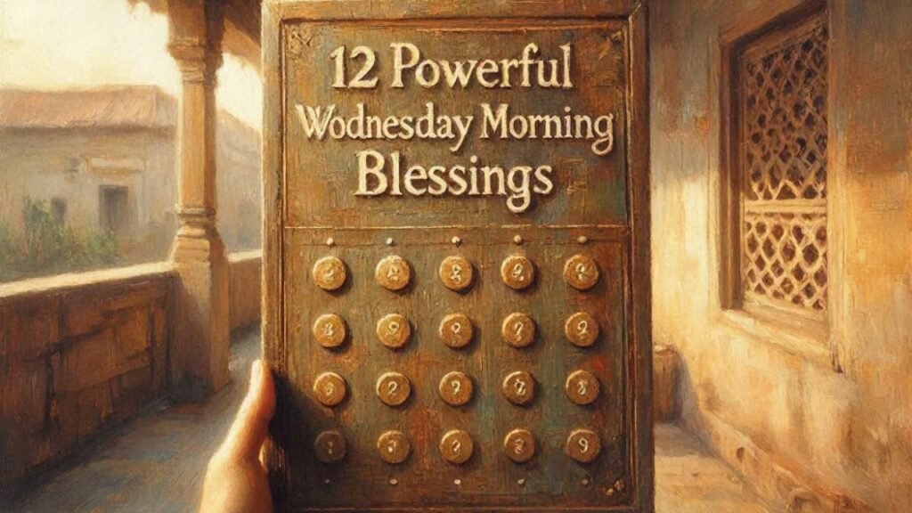 12 Powerful Wednesday Morning Blessings
