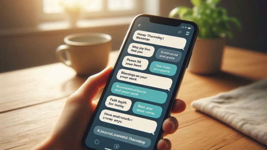 12+ Short Thursday Blessings for Text Messages
