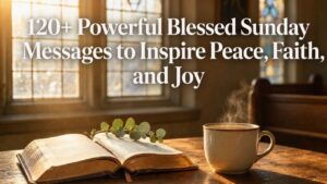 120+ Powerful Blessed Sunday Messages to Inspire Peace, Faith, and Joy