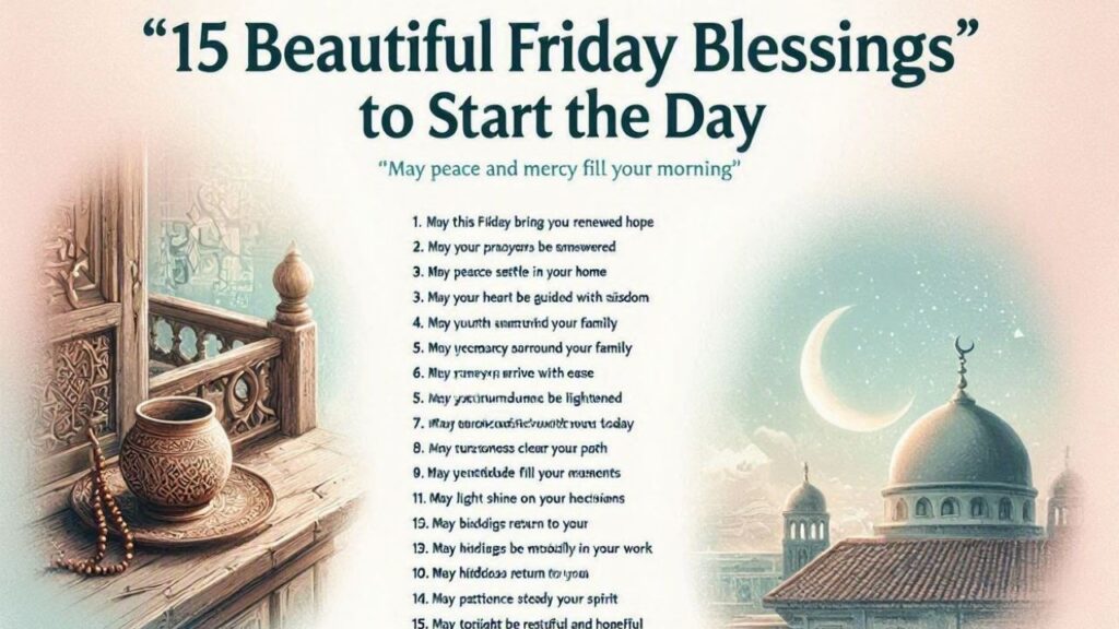 15 Beautiful Friday Blessings to Start the Day
