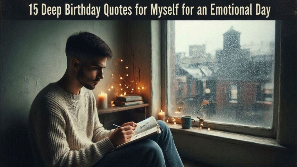15 Deep Birthday Quotes for Myself for an Emotional Day
